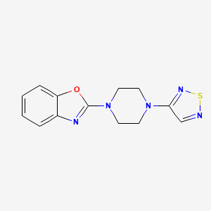 2-[4-(1,2,5-Thiadiazol-3-yl)piperazin-1-yl]-1,3-benzoxazole