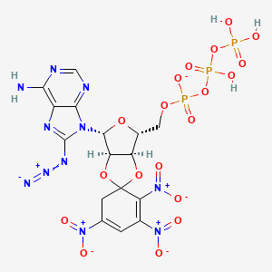 molecular formula C16H15N11O19P3- B1226799 2,3-Tpaatp CAS No. 120218-67-9