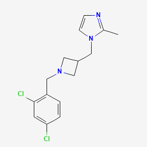 1-({1-[(2,4-dichlorophenyl)methyl]azetidin-3-yl}methyl)-2-methyl-1H-imidazole