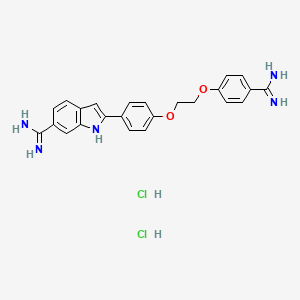 molecular formula C24H25Cl2N5O2 B1226803 Granular blue CAS No. 55368-30-4