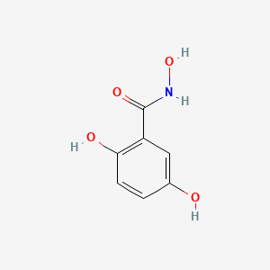 molecular formula C7H7NO4 B1226805 Gentisohydroxamic acid CAS No. 27286-93-7
