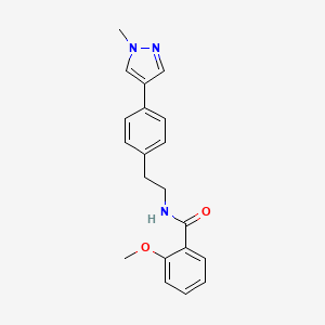 2-methoxy-N-{2-[4-(1-methyl-1H-pyrazol-4-yl)phenyl]ethyl}benzamide