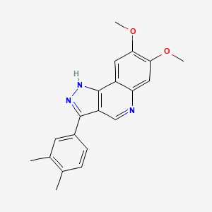 3-(3,4-dimethylphenyl)-7,8-dimethoxy-1H-pyrazolo[4,3-c]quinoline