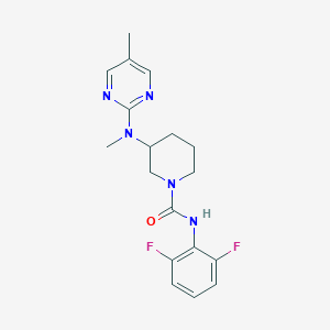 N-(2,6-difluorophenyl)-3-[methyl(5-methylpyrimidin-2-yl)amino]piperidine-1-carboxamide