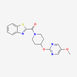 2-{4-[(5-Methoxypyrimidin-2-yl)oxy]piperidine-1-carbonyl}-1,3-benzothiazole