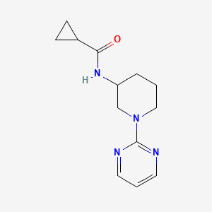 N-[1-(pyrimidin-2-yl)piperidin-3-yl]cyclopropanecarboxamide