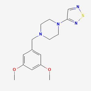 1-[(3,5-Dimethoxyphenyl)methyl]-4-(1,2,5-thiadiazol-3-yl)piperazine