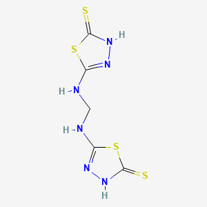 molecular formula C5H6N6S4 B1226852 双硫咪唑 CAS No. 79319-85-0