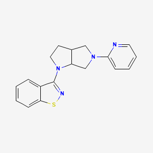 3-[5-(Pyridin-2-yl)-octahydropyrrolo[2,3-c]pyrrol-1-yl]-1,2-benzothiazole