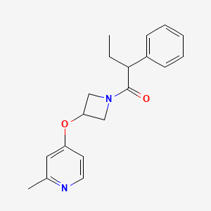 1-{3-[(2-Methylpyridin-4-yl)oxy]azetidin-1-yl}-2-phenylbutan-1-one