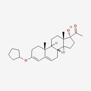 molecular formula C26H38O3 B1226856 戊烯孕酮 CAS No. 7001-56-1