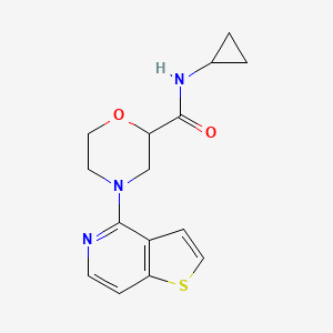 N-cyclopropyl-4-{thieno[3,2-c]pyridin-4-yl}morpholine-2-carboxamide