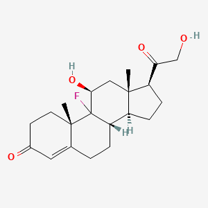 molecular formula C21H29FO4 B1226859 9alpha-Fluorocorticosterone CAS No. 336-45-8