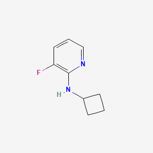 molecular formula C9H11FN2 B12268619 N-cyclobutyl-3-fluoropyridin-2-amine CAS No. 693235-17-5