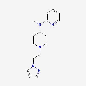 N-methyl-N-{1-[2-(1H-pyrazol-1-yl)ethyl]piperidin-4-yl}pyridin-2-amine