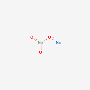 molecular formula NaNbO3 B1226880 铌酸钠 CAS No. 12034-09-2