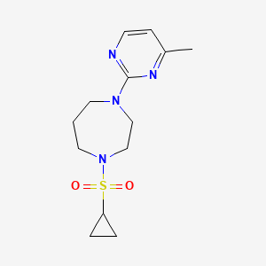 1-(Cyclopropanesulfonyl)-4-(4-methylpyrimidin-2-yl)-1,4-diazepane