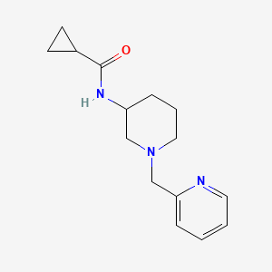 N-{1-[(pyridin-2-yl)methyl]piperidin-3-yl}cyclopropanecarboxamide