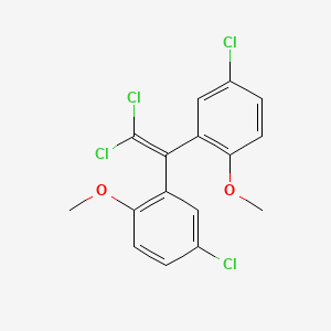molecular formula C16H12Cl4O2 B1226883 1,1-Dichloro-2,2-bis(5-chloro-2-methoxyphenyl)ethylene CAS No. 35374-20-0