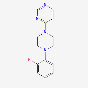 4-[4-(2-Fluorophenyl)piperazin-1-yl]pyrimidine