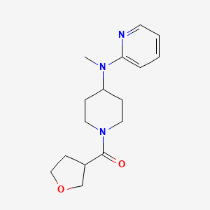 N-methyl-N-[1-(oxolane-3-carbonyl)piperidin-4-yl]pyridin-2-amine