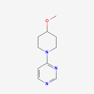 4-(4-Methoxypiperidin-1-yl)pyrimidine