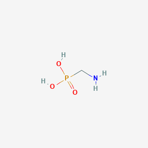 molecular formula CH6NO3P B122690 (Aminomethyl)phosphonic acid CAS No. 1066-51-9