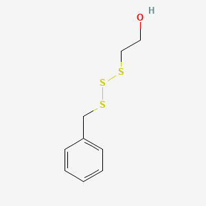molecular formula C9H12OS3 B1226901 Benzyl 2-hydroxyethyl trisulfide CAS No. 40096-00-2