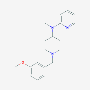 molecular formula C19H25N3O B12269128 N-{1-[(3-methoxyphenyl)methyl]piperidin-4-yl}-N-methylpyridin-2-amine 