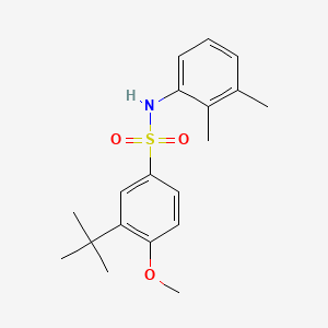 3-tert-butyl-N-(2,3-dimethylphenyl)-4-methoxybenzene-1-sulfonamide