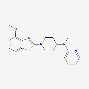 N-[1-(4-methoxy-1,3-benzothiazol-2-yl)piperidin-4-yl]-N-methylpyridin-2-amine