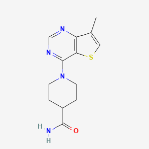 1-{7-Methylthieno[3,2-d]pyrimidin-4-yl}piperidine-4-carboxamide