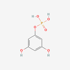 molecular formula C6H7O6P B1226939 Polyphloroglucinol phosphate CAS No. 9014-68-0
