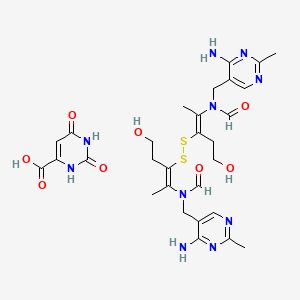 molecular formula C29H38N10O8S2 B1226942 Thiaminedisulfide monoorotate CAS No. 59785-18-1