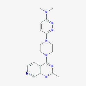 N,N-dimethyl-6-(4-{2-methylpyrido[3,4-d]pyrimidin-4-yl}piperazin-1-yl)pyridazin-3-amine