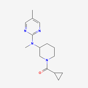 N-(1-cyclopropanecarbonylpiperidin-3-yl)-N,5-dimethylpyrimidin-2-amine