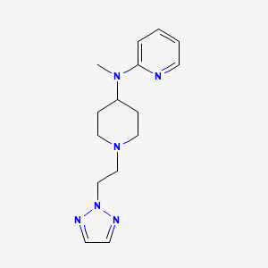 N-methyl-N-{1-[2-(2H-1,2,3-triazol-2-yl)ethyl]piperidin-4-yl}pyridin-2-amine