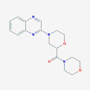 2-[2-(Morpholine-4-carbonyl)morpholin-4-yl]quinoxaline