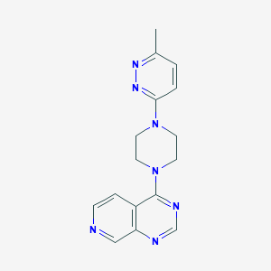 3-Methyl-6-(4-{pyrido[3,4-d]pyrimidin-4-yl}piperazin-1-yl)pyridazine