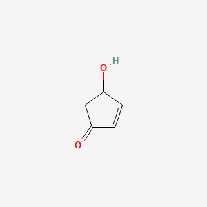 molecular formula C5H6O2 B1226963 4-羟基-2-环戊烯酮 CAS No. 61305-27-9