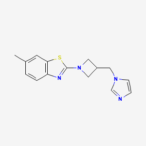 2-{3-[(1H-imidazol-1-yl)methyl]azetidin-1-yl}-6-methyl-1,3-benzothiazole