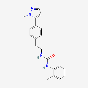 1-{2-[4-(1-methyl-1H-pyrazol-5-yl)phenyl]ethyl}-3-(2-methylphenyl)urea