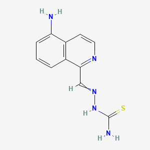 B1226978 5-Amino-1-formylisoquinoline thiosemicarbazone CAS No. 20335-57-3