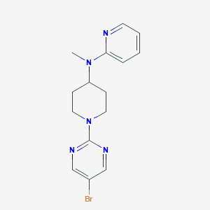 N-[1-(5-bromopyrimidin-2-yl)piperidin-4-yl]-N-methylpyridin-2-amine