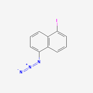 molecular formula C10H6IN3 B1226979 1-叠氮基-5-碘萘 CAS No. 63785-44-4