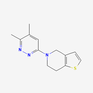 3,4-dimethyl-6-{4H,5H,6H,7H-thieno[3,2-c]pyridin-5-yl}pyridazine