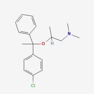 molecular formula C19H24ClNO B1226985 甲氯环胺 CAS No. 5668-06-4