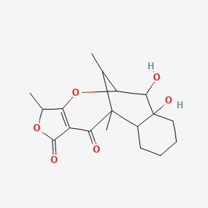molecular formula C18H24O6 B1226986 二氢四脱氧霉素 CAS No. 166403-10-7