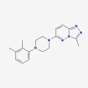 1-(2,3-Dimethylphenyl)-4-{3-methyl-[1,2,4]triazolo[4,3-b]pyridazin-6-yl}piperazine