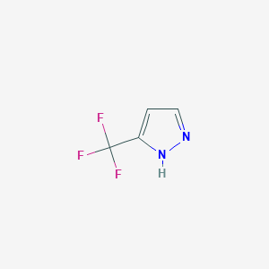 molecular formula C4H3F3N2 B122699 3-(三氟甲基)吡唑 CAS No. 20154-03-4